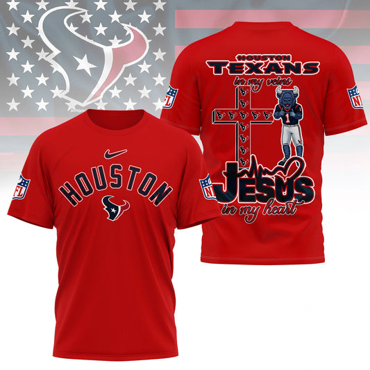 LIMITED EDITION - NEW CUSTOMIZED NFL15 HTT HOUSTON TEXANS T-SHIRT | MULTIPLE COLORS AVAILABLE