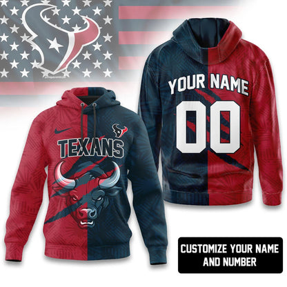 LIMITED EDITION - NEW CUSTOMIZED NFL15 HTT HOUSTON TEXANS T-SHIRT, HOODIE, ZIP HOODIE