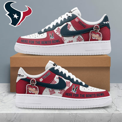 LIMITED EDITION - NEW CUSTOMIZED NFL15 HTT HOUSTON TEXANS SUPER BOWL HALFTIME SHOW AF1 SHOES