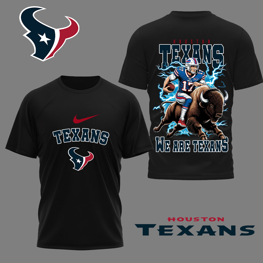LIMITED EDITION - NEW CUSTOMIZED NFL15 HTT HOUSTON TEXANS NATION GEAR 3D SHIRT