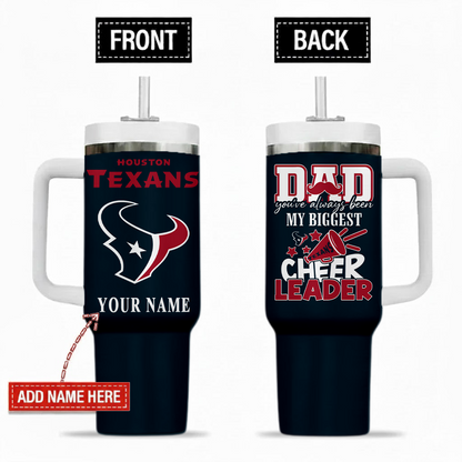 [SPECIAL OFFER] NEW CUSTOMIZED NFL15 HTT HOUSTON TEXANS 40OZ TUMBLER