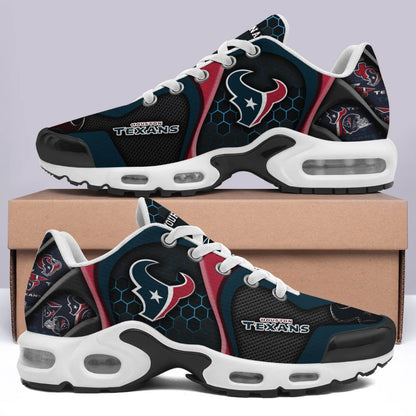 LIMITED EDITION - NEW CUSTOMIZED NFL15 HTT HOUSTON TEXANS UNISEX AIR MAX PLUS SNEAKERS