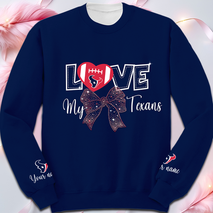 LIMITED EDITION - NEW CUSTOMIZED NFL15 HTT HOUSTON TEXANS UNISEX T-SHIRT, POLO, HOODIE & JACKETS