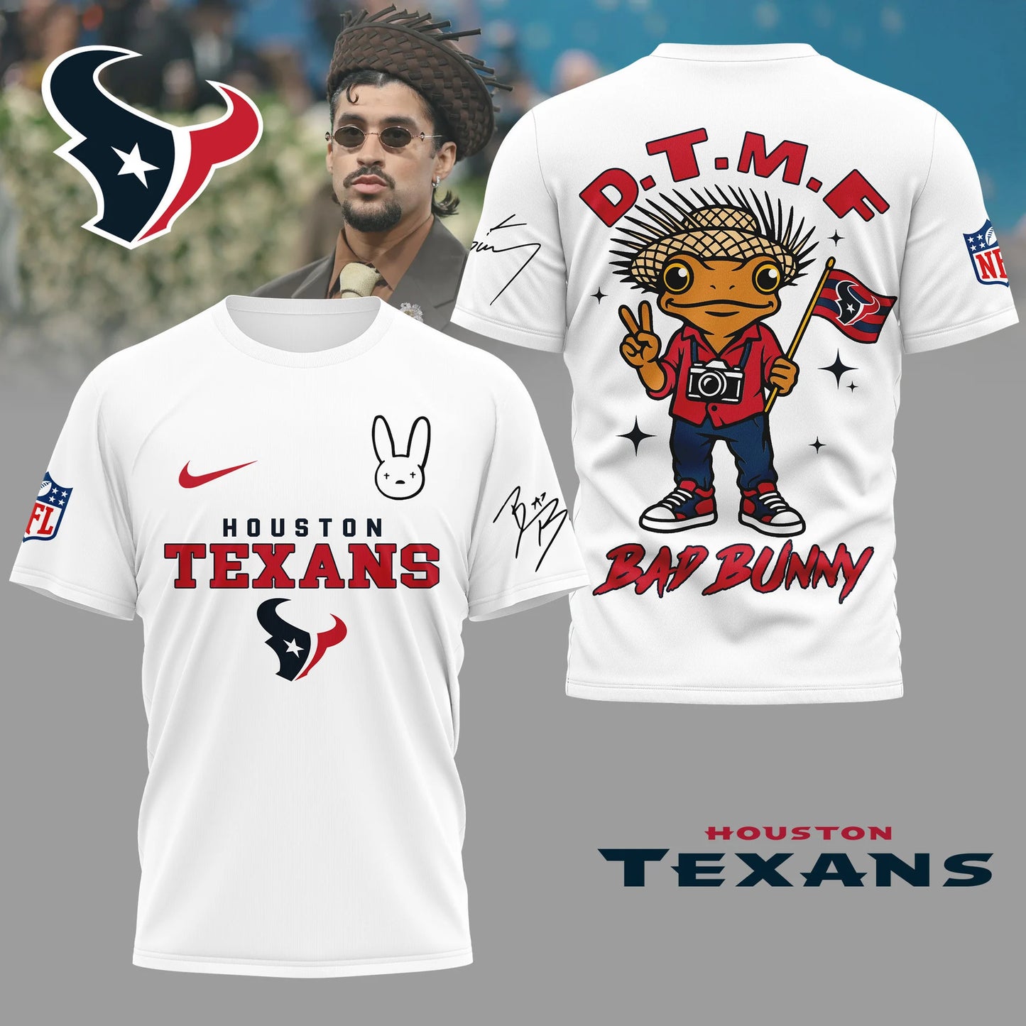 LIMITED EDITION - NEW CUSTOMIZED NFL15 HTT HOUSTON TEXANS T-SHIRT, HOODIE, ZIP HOODIE
