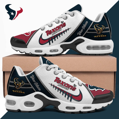LIMITED EDITION - NEW CUSTOMIZED NFL15 HTT HOUSTON TEXANS UNISEX AIR MAX PLUS SNEAKERS