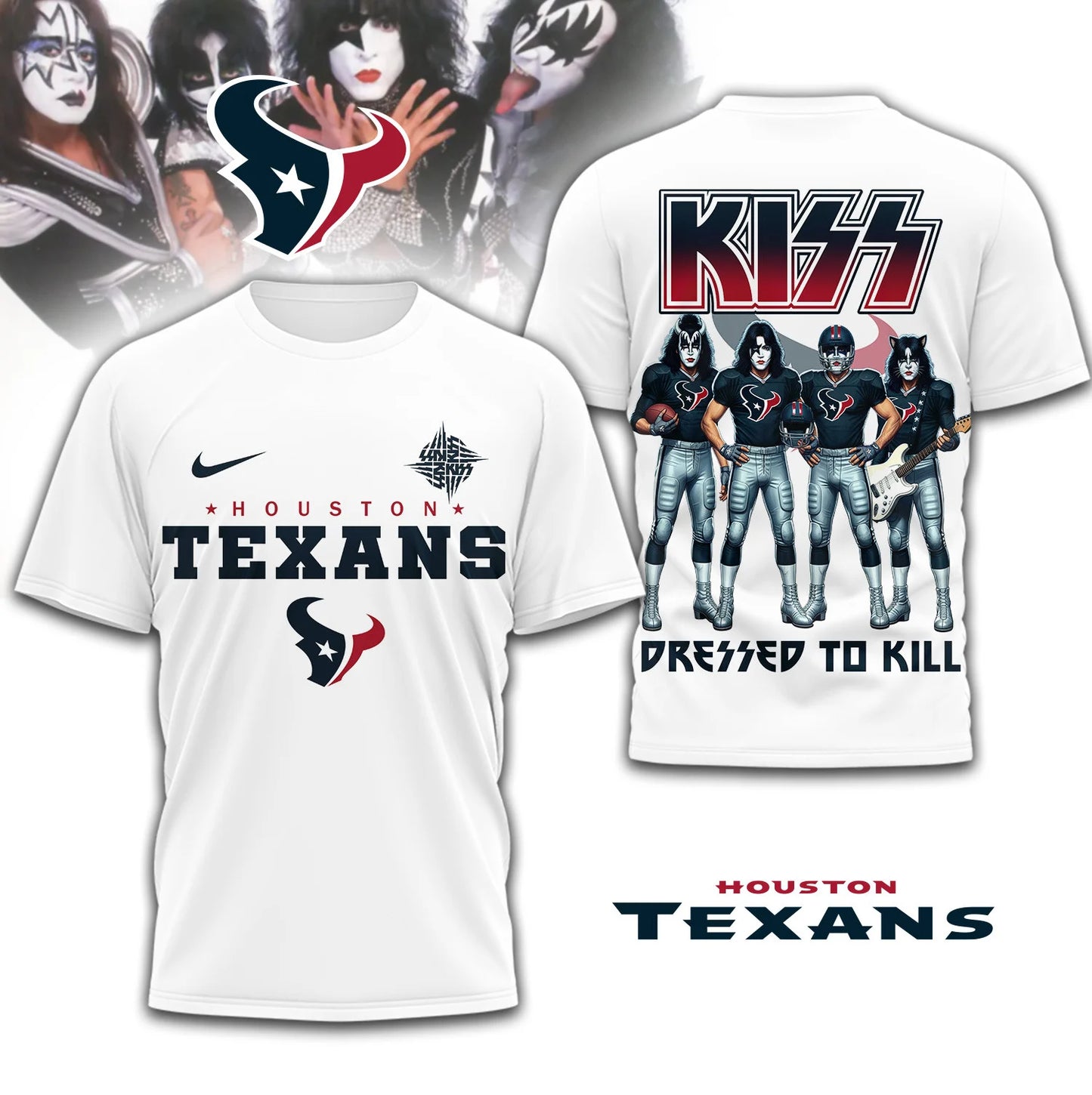 LIMITED EDITION - NEW CUSTOMIZED NFL15 HTT HOUSTON TEXANS T-SHIRT | MULTIPLE COLORS AVAILABLE