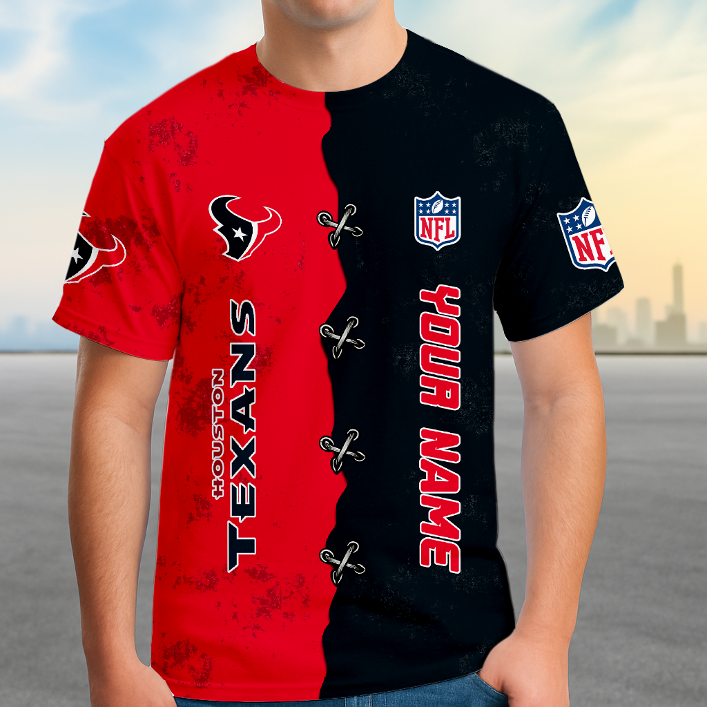 LIMITED EDITION - NEW CUSTOMIZED NFL15 HTT HOUSTON TEXANS UNISEX T-SHIRT, POLO, HOODIE & JACKETS