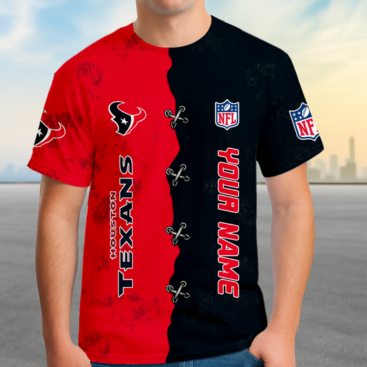 LIMITED EDITION - NEW CUSTOMIZED NFL15 HTT HOUSTON TEXANS UNISEX T-SHIRT, POLO, HOODIE & JACKETS