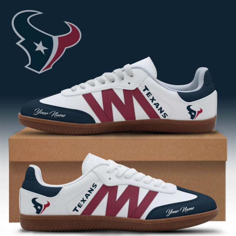 LIMITED EDITION - NEW CUSTOMIZED NFL15 HTT HOUSTON TEXANS CLASSIC SNEAKERS