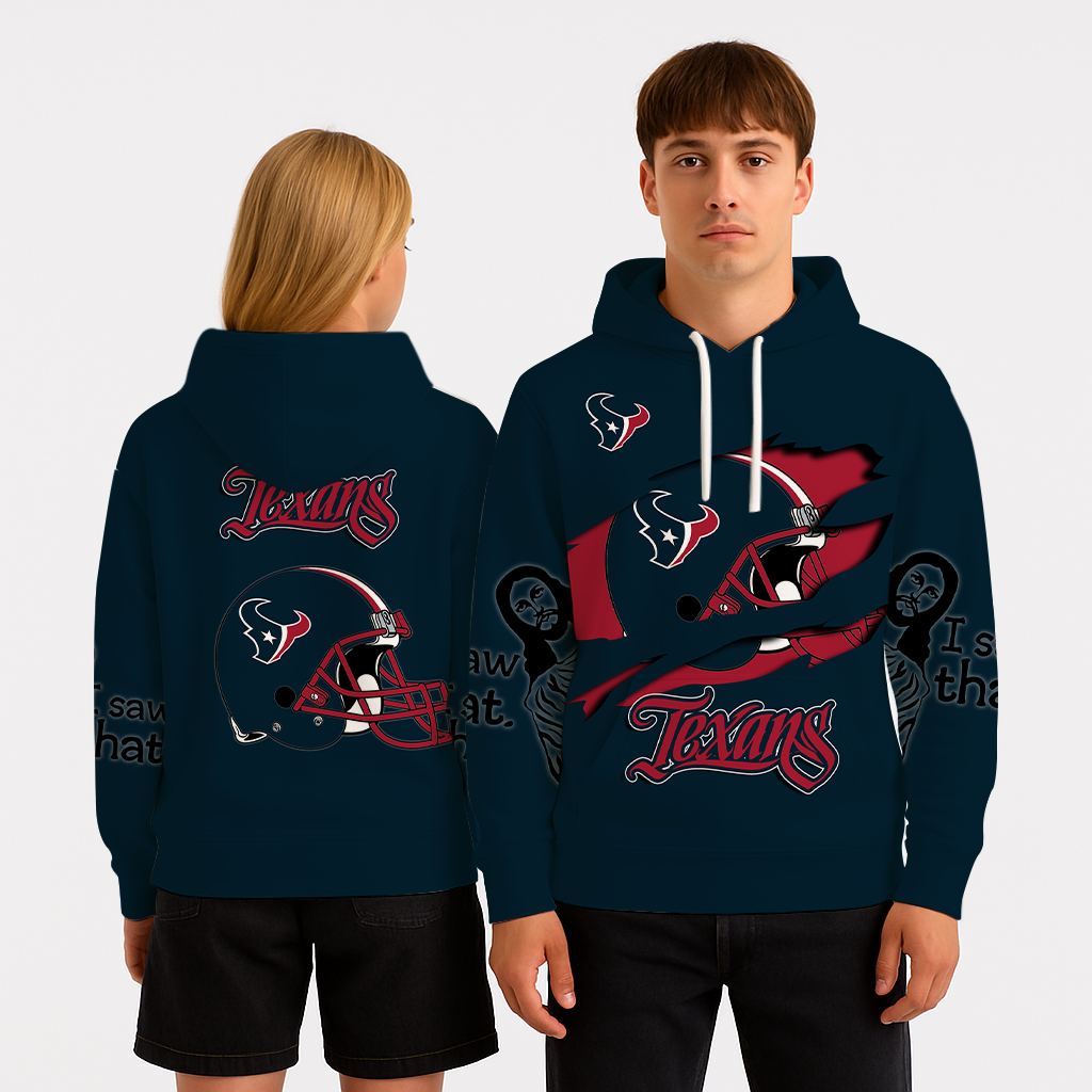 LIMITED EDITION - NEW CUSTOMIZED NFL15 HTT HOUSTON TEXANS UNISEX T-SHIRT, POLO, HOODIE & JACKETS