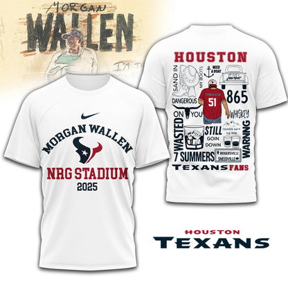 LIMITED EDITION - NEW CUSTOMIZED NFL15 HTT HOUSTON TEXANS T-SHIRT | MULTIPLE COLORS AVAILABLE
