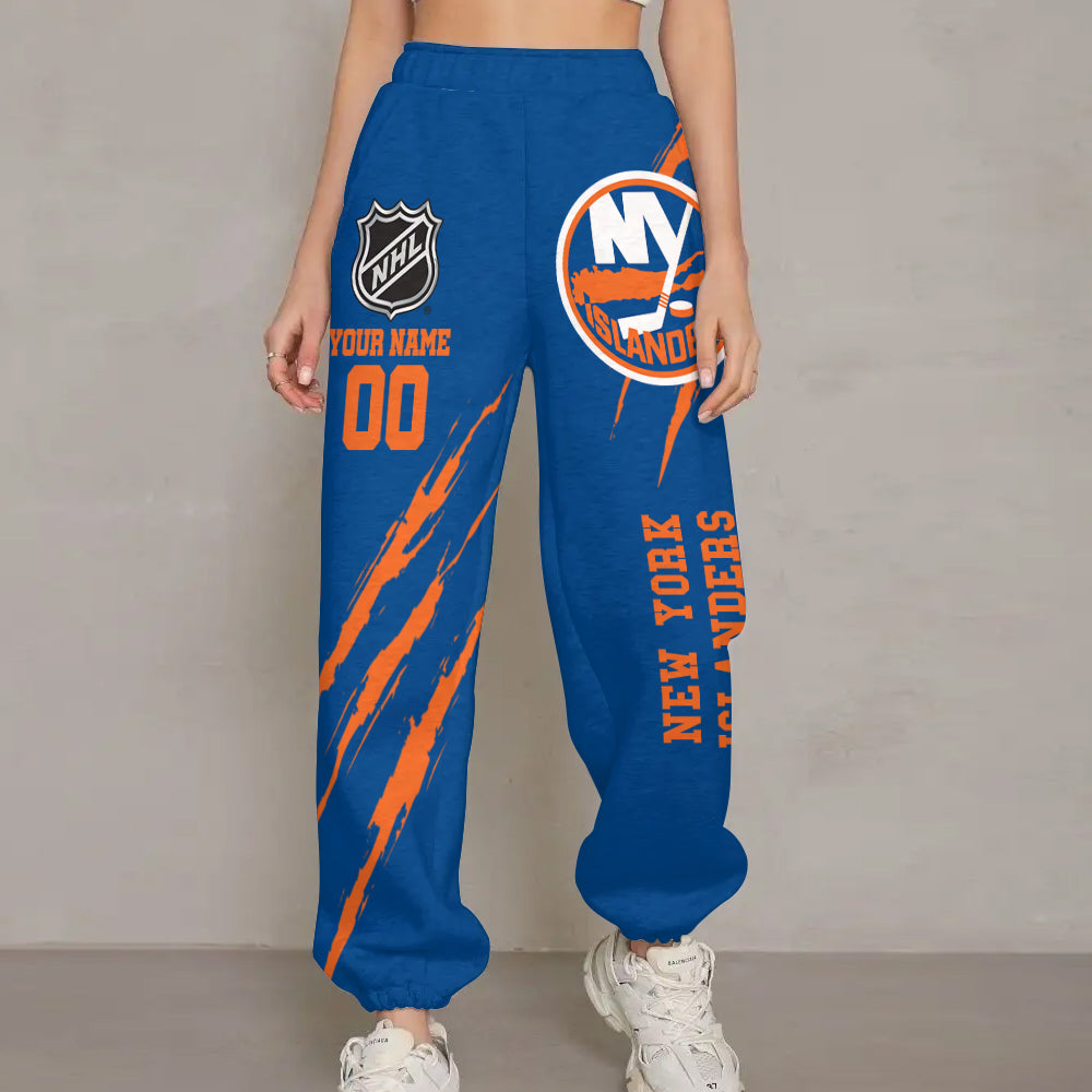 LIMITED EDITION - NEW CUSTOMIZED NHL25 NYI NEW YORK ISLANDERS UNISEX LONG PANTS