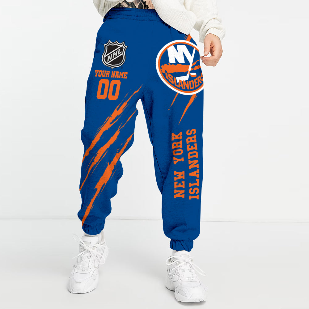 LIMITED EDITION - NEW CUSTOMIZED NHL25 NYI NEW YORK ISLANDERS UNISEX LONG PANTS