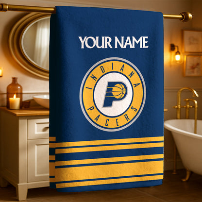 The Pacers NBA Personalized Beach & Bath Towel