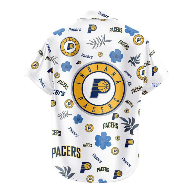 LIMITED EDITION - NEW CUSTOMIZED NBA06 IPA INDIANA PACERS UNISEX HAWAIIAN SHIRT & SHORTS SET