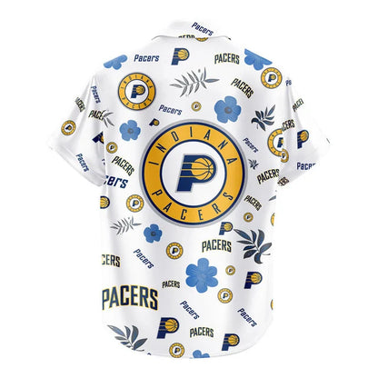 LIMITED EDITION - NEW CUSTOMIZED NBA06 IPA INDIANA PACERS UNISEX HAWAIIAN SHIRT & SHORTS SET