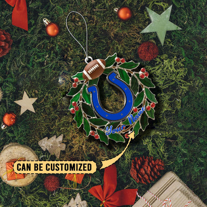 LIMITED EDITION - NEW CUSTOMIZED NFL17 IDC INDIANAPOLIS COLTS ACRYLIC ORNAMENT