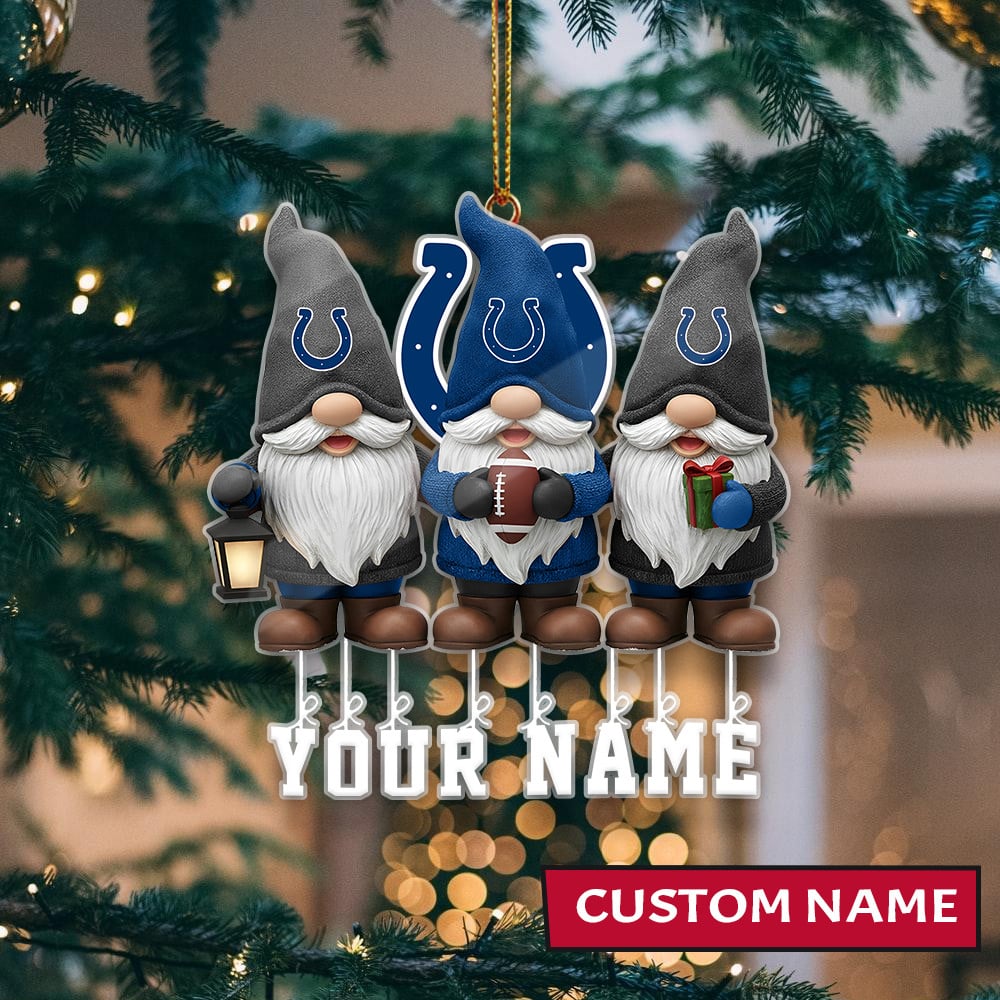 LIMITED EDITION - NEW CUSTOMIZED NFL17 IDC INDIANAPOLIS COLTS ORNAMENT