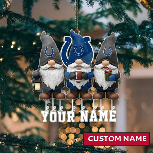 LIMITED EDITION - NEW CUSTOMIZED NFL17 IDC INDIANAPOLIS COLTS ORNAMENT
