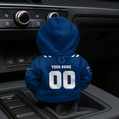 LIMITED EDITION - NEW CUSTOMIZED NFL17 IDC INDIANAPOLIS COLTS AUTOMOTIVE HOODIE SHIFT KNOB COVER