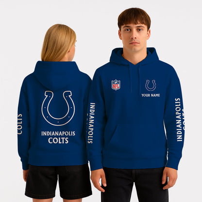 LIMITED EDITION - NEW CUSTOMIZED NFL17 IDC INDIANAPOLIS COLTS UNISEX HOODIE