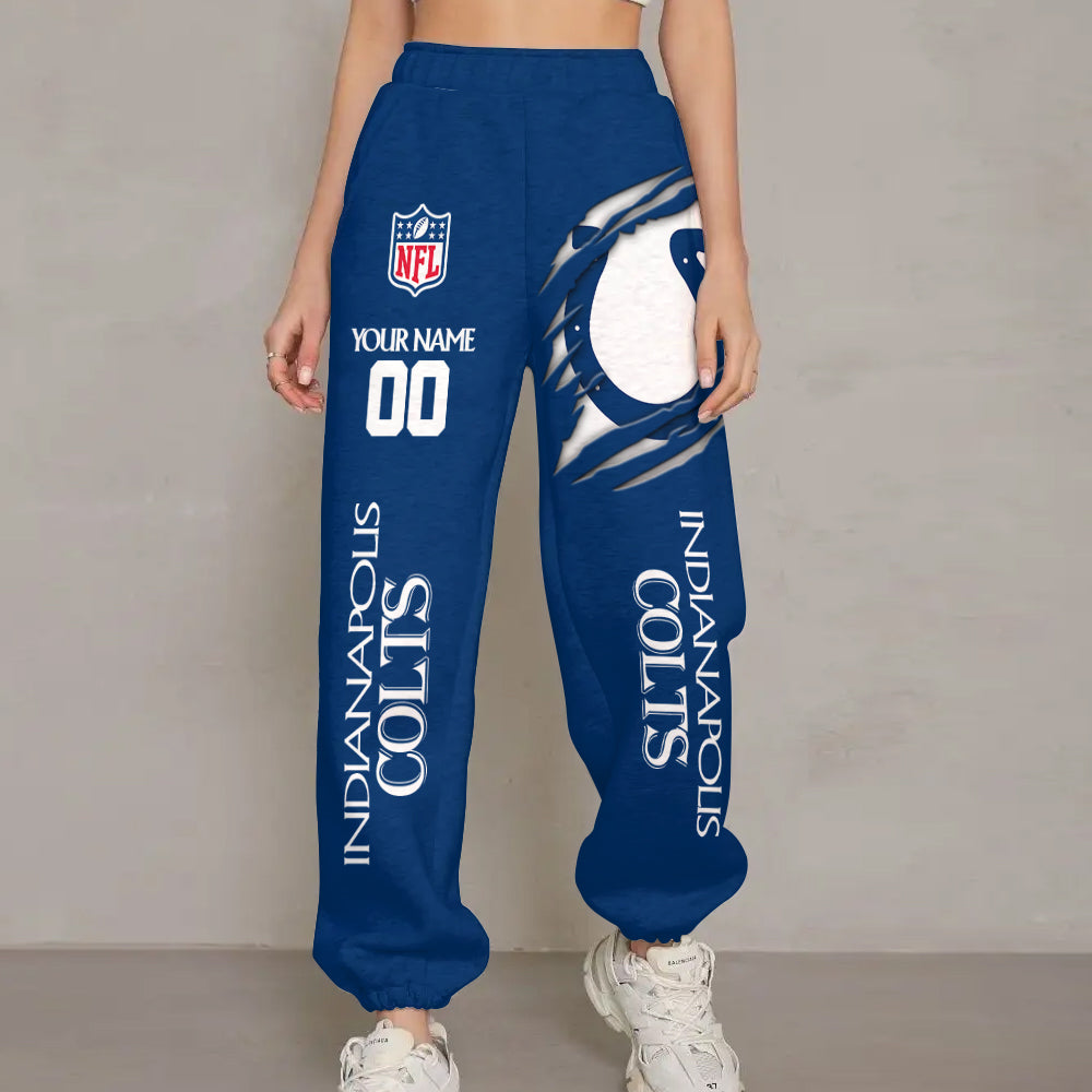 LIMITED EDITION - NEW PREMIUM NFL17 IDC INDIANAPOLIS COLTS UNISEX LONG PANTS