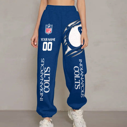 LIMITED EDITION - NEW PREMIUM NFL17 IDC INDIANAPOLIS COLTS UNISEX LONG PANTS