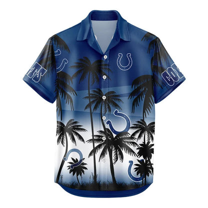 LIMITED EDITION - NEW CUSTOMIZED NFL17 IDC INDIANAPOLIS COLTS UNISEX HAWAIIAN SHIRT & SHORTS SET