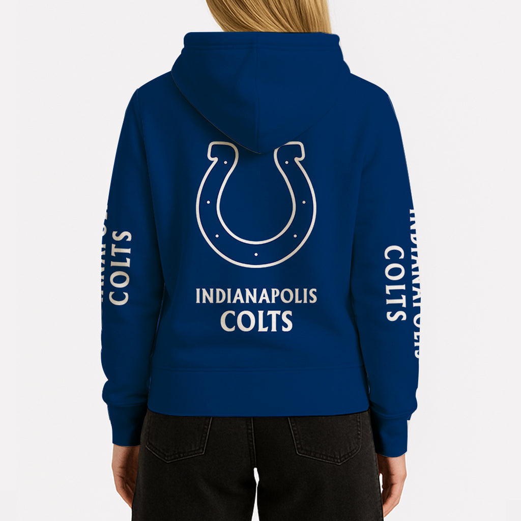 LIMITED EDITION - NEW CUSTOMIZED NFL17 IDC INDIANAPOLIS COLTS UNISEX HOODIE