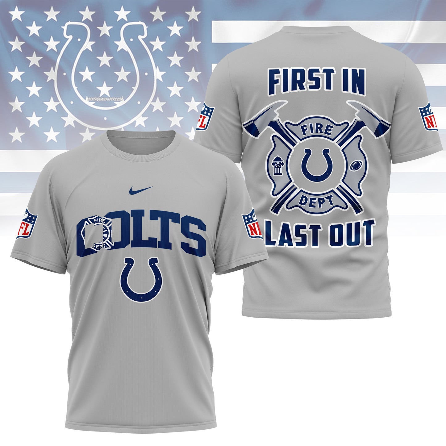 LIMITED EDITION - NEW CUSTOMIZED NFL17 IDC INDIANAPOLIS COLTS T-SHIRT | MULTIPLE COLORS AVAILABLE