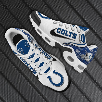LIMITED EDITION - NEW CUSTOMIZED NFL17 IDC INDIANAPOLIS COLTS UNISEX AIR MAX PLUS SNEAKERS