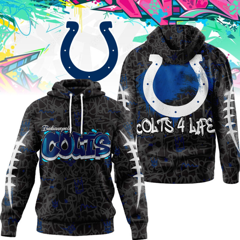 LIMITED EDITION - NEW CUSTOMIZED NFL17 IDC INDIANAPOLIS COLTS UNISEX T-SHIRT, POLO, HOODIE & JACKETS