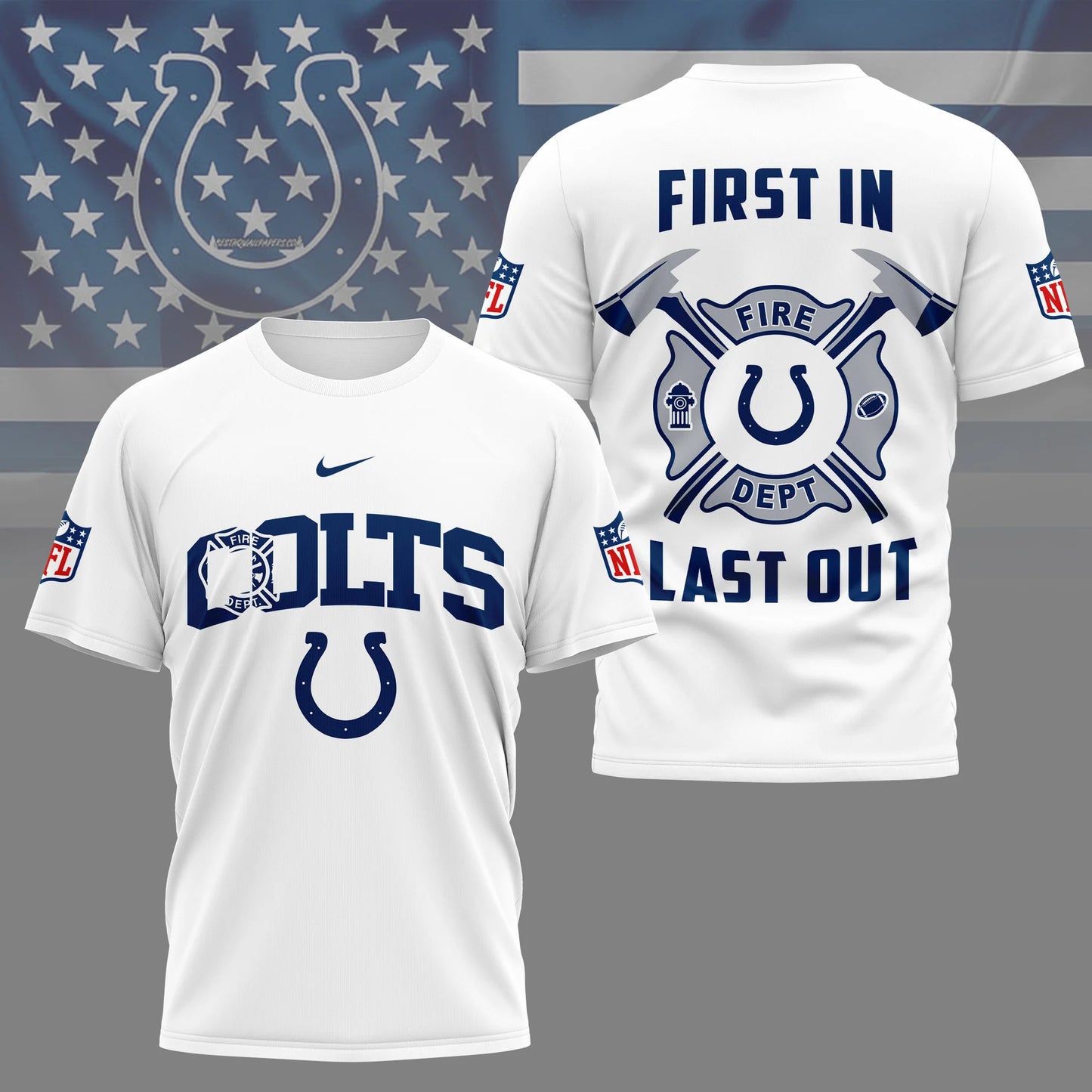 LIMITED EDITION - NEW CUSTOMIZED NFL17 IDC INDIANAPOLIS COLTS T-SHIRT | MULTIPLE COLORS AVAILABLE