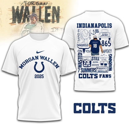 LIMITED EDITION - NEW CUSTOMIZED NFL17 IDC INDIANAPOLIS COLTS T-SHIRT | MULTIPLE COLORS AVAILABLE