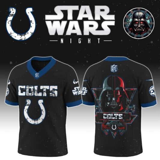 LIMITED EDITION - NEW CUSTOMIZED NFL17 IDC INDIANAPOLIS COLTS V-NECK BASKETBALL JERSEY