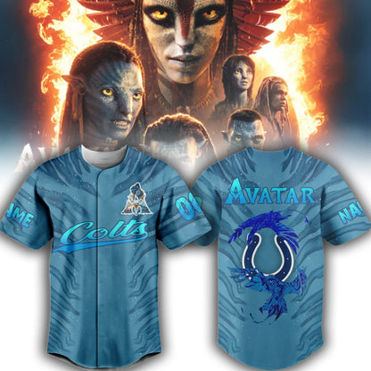 LIMITED EDITION - NEW CUSTOMIZED NFL17 IDC INDIANAPOLIS COLTS BASEBALL JERSEY