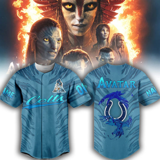 LIMITED EDITION - NEW CUSTOMIZED NFL17 IDC INDIANAPOLIS COLTS BASEBALL JERSEY