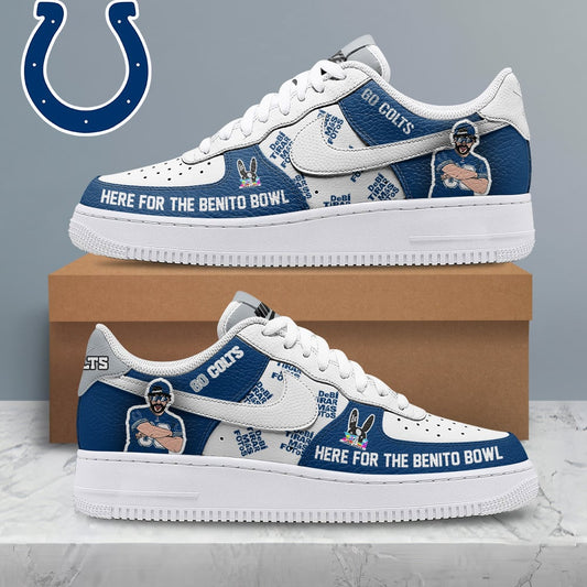 LIMITED EDITION - NEW CUSTOMIZED NFL17 IDC INDIANAPOLIS COLTS SUPER BOWL HALFTIME SHOW AF1 SHOES