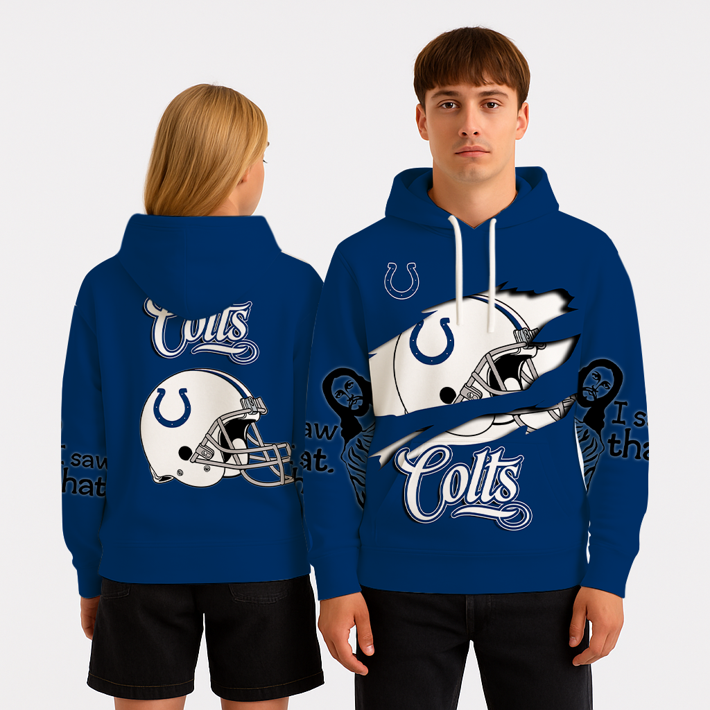 LIMITED EDITION - NEW CUSTOMIZED NFL17 IDC INDIANAPOLIS COLTS UNISEX T-SHIRT, POLO, HOODIE & JACKETS