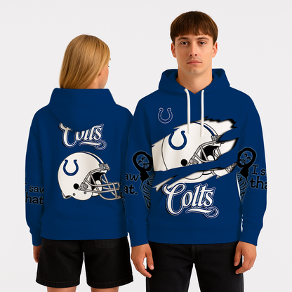 LIMITED EDITION - NEW CUSTOMIZED NFL17 IDC INDIANAPOLIS COLTS UNISEX T-SHIRT, POLO, HOODIE & JACKETS
