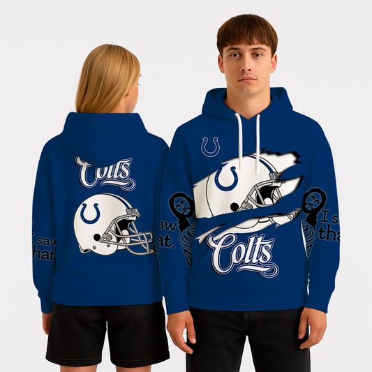 LIMITED EDITION - NEW CUSTOMIZED NFL17 IDC INDIANAPOLIS COLTS UNISEX T-SHIRT, POLO, HOODIE & JACKETS