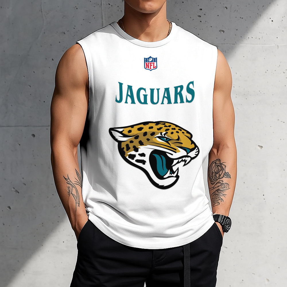 LIMITED EDITION - NEW CUSTOMIZED NFL30 JSJ JACKSONVILLE JAGUARS TANKTOP & GYM SHIRT