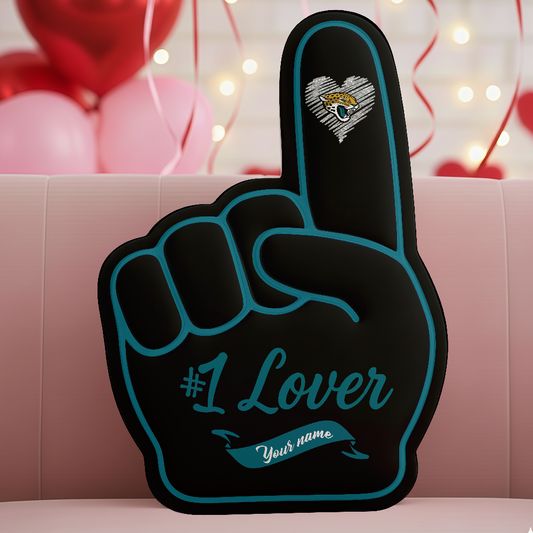 LIMITED EDITION - NEW CUSTOMIZED NFL30 JSJ JACKSONVILLE JAGUARS 3D BODY PILLOW