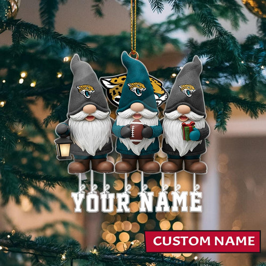 LIMITED EDITION - NEW CUSTOMIZED NFL30 JSJ JACKSONVILLE JAGUARS ORNAMENT