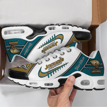 LIMITED EDITION - NEW CUSTOMIZED NFL30 JSJ JACKSONVILLE JAGUARS UNISEX AIR MAX PLUS SNEAKERS