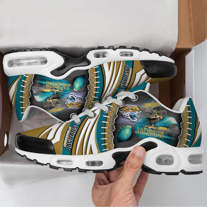 LIMITED EDITION - NEW CUSTOMIZED NFL30 JSJ JACKSONVILLE JAGUARS UNISEX AIR MAX PLUS SNEAKERS