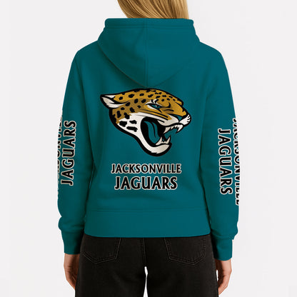 LIMITED EDITION - NEW CUSTOMIZED NFL30 JSJ JACKSONVILLE JAGUARS UNISEX HOODIE