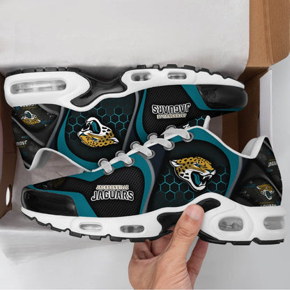 LIMITED EDITION - NEW CUSTOMIZED NFL30 JSJ JACKSONVILLE JAGUARS UNISEX AIR MAX PLUS SNEAKERS