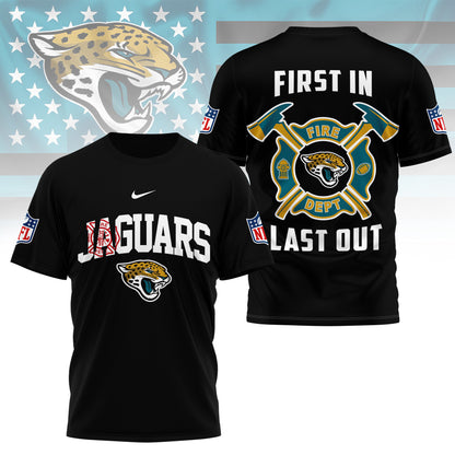 LIMITED EDITION - NEW CUSTOMIZED NFL30 JSJ JACKSONVILLE JAGUARS T-SHIRT | MULTIPLE COLORS AVAILABLE
