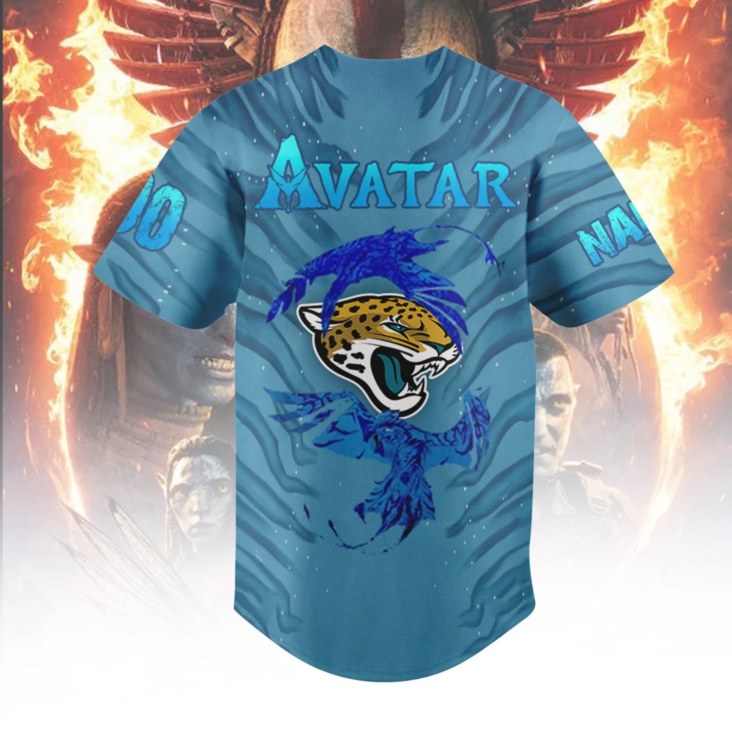 LIMITED EDITION - NEW CUSTOMIZED NFL30 JSJ JACKSONVILLE JAGUARS BASEBALL JERSEY